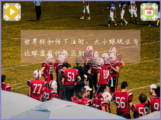 世界杯如何下注时，大小球玩法与让球盘有什么区别？
